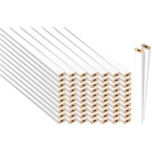 GRAPHITE Hard Lead Carpenter Pencils #2 (HB)- (70) Pieces - White